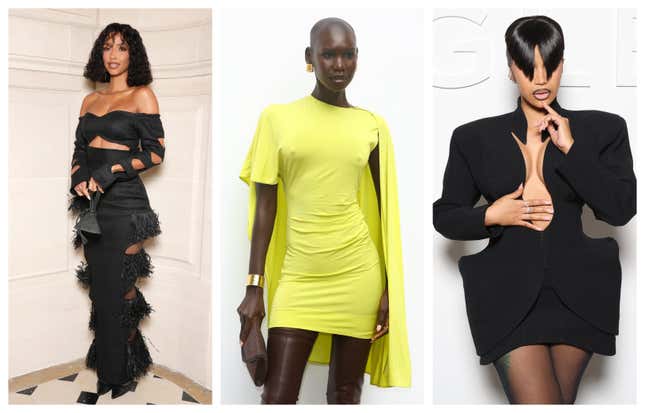 Image for article titled The Best Black Looks from Paris Fashion Week