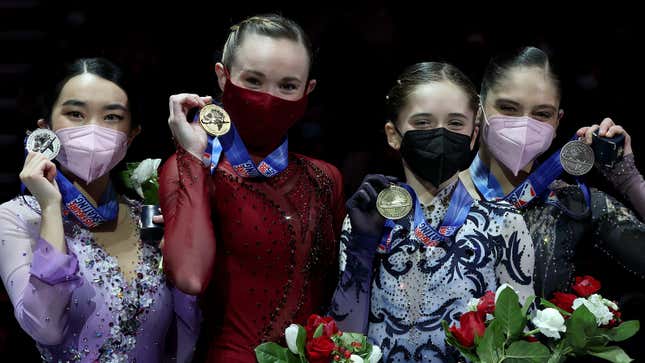 Image for article titled Ancient Athlete, 25, Becomes Oldest U.S. Women’s Figure Skater in the Olympics Since 1928