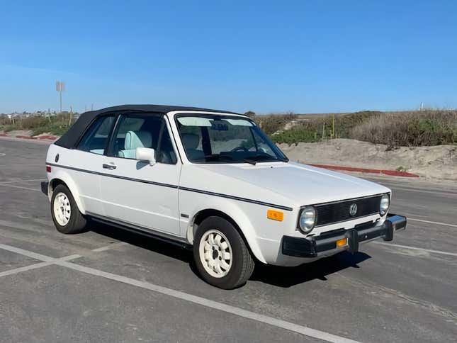 Image for article titled At $8,800, Does This 1983 VW Convertible Mean It’s Rabbit Season?