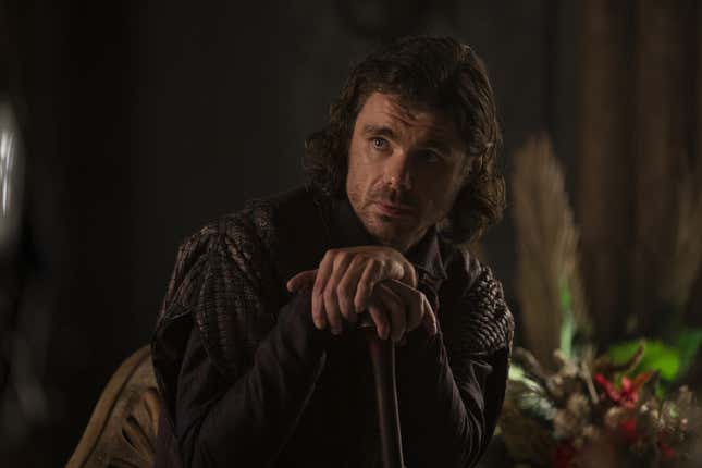 Lord Larys Strong (Matthew Needham), always plotting.