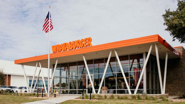 A photo of a Whataburger restaurant 