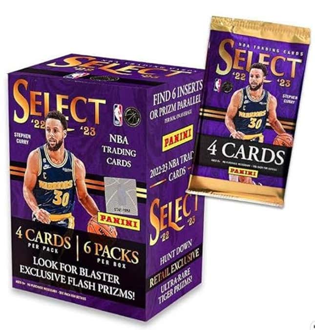 Image for article titled 2022/23 Panini Select NBA Basketball BLASTER box (6 pks/bx), Now 10% Off