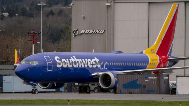 A Southwest Airlines Boeing 737-800