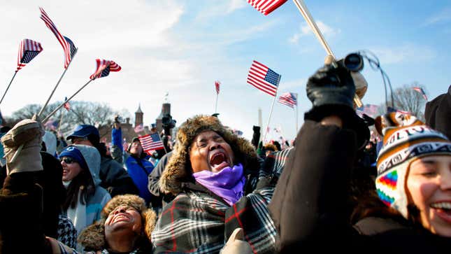 Image for article titled The Most Memorable Moments From Barack Obama&#39;s 2009 Historic Inauguration