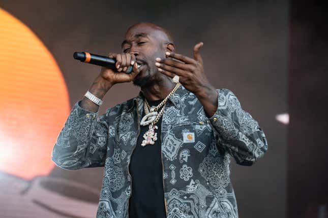 Freddie Gibbs performs during All Points East 2022 at Victoria Park on August 27, 2022 in London, England. 