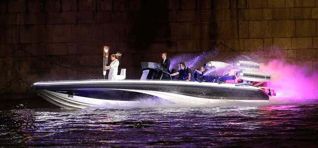 The speedboat was called “Max Power.”