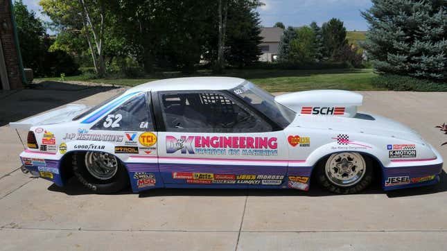 Image for article titled You&#39;d Be Silly Not To Send It With This Extremely Nineties Pontiac Drag Car