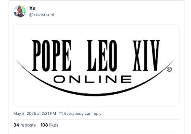 Image for article titled The Internet Reacts To Pope Leo XIV