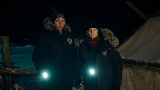 Kali Reis and Jodie Foster in True Detective: Night Country