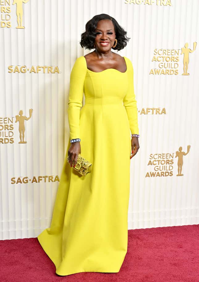 Image for article titled Black Stars Who Shut Down the 2023 SAG Awards Red Carpet