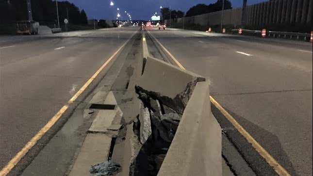 Image for article titled Extreme Heat Causes I-94 Freeway To Buckle In Minnesota