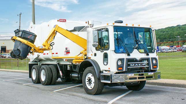 Image for article titled Here&#39;s How Garbage Truck Robot Arms Work: An Explainer