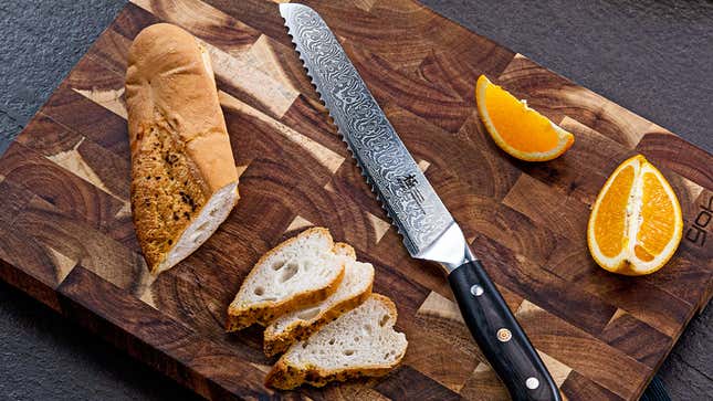 Kyoku Daimyo Series 8” Serrated Bread Knife | $39 | Amazon | Clip coupon + use code KYOKUTVF