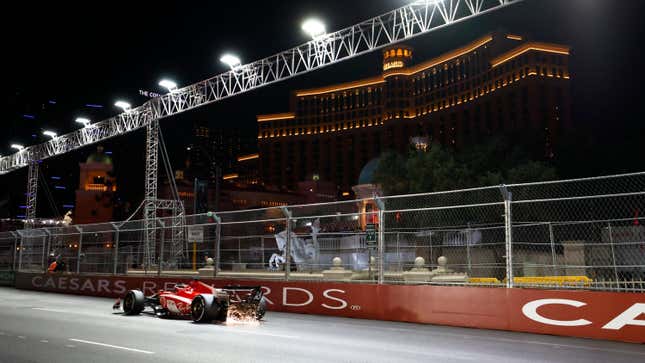 F1 Las Vegas Grand Prix off to a rocky start following water valve