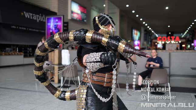 A photograph of a cosplayer at London's MCM Expo