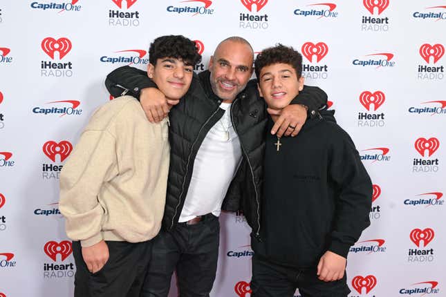 Gino (l.), Joe, and Joey Gorga