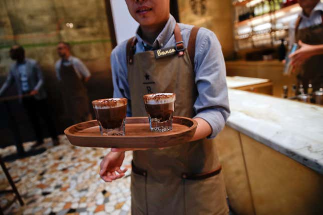 Image for article titled Inside Starbucks’s supersized homage to its Italian roots