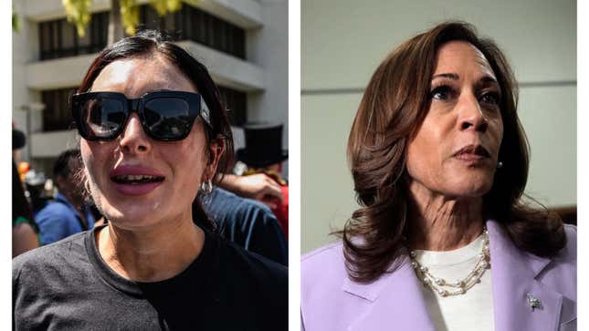 Image for article titled Well, Well. Laura Loomer&#39;s Horrendous Comments About Kamala Harris Even Got Marjorie Taylor Greene Upset