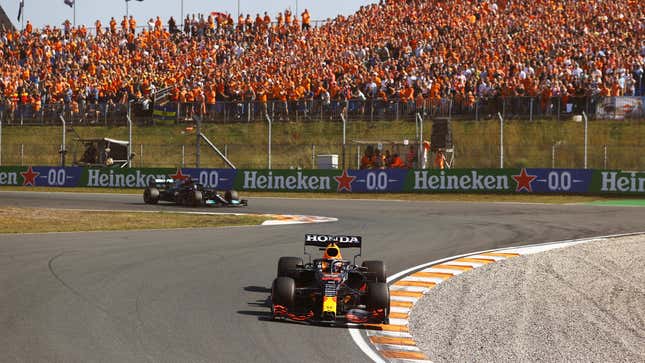 Image for article titled Max Verstappen Wins Dutch Grand Prix From Pole Position