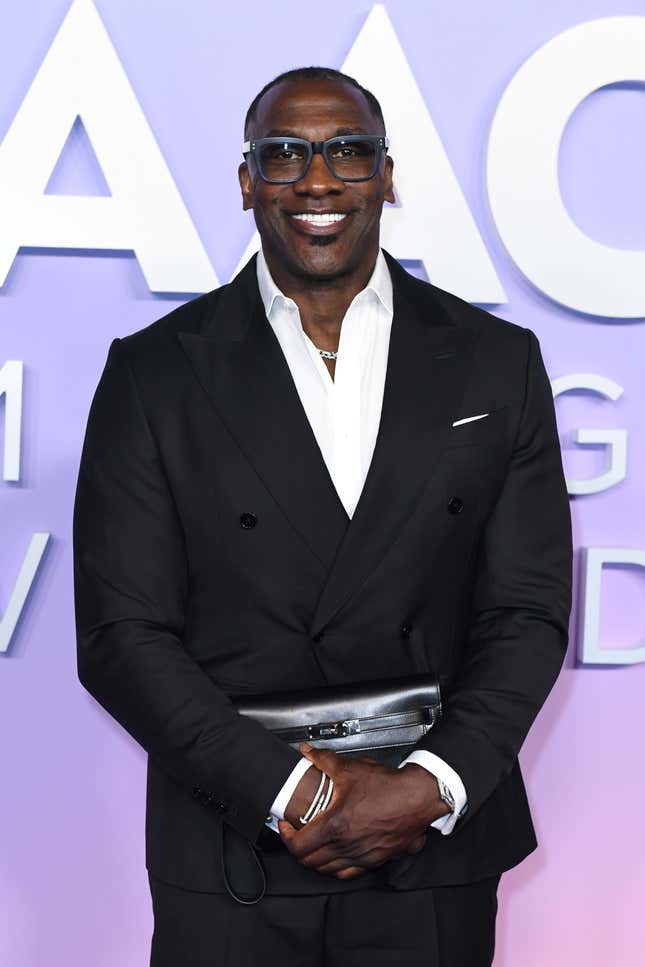 Shannon Sharpe attends the 56th NAACP Image Awards at Pasadena Civic Auditorium on February 22, 2025 in Pasadena, California.