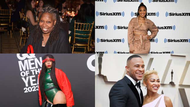 Image for article titled Whoopi Goldberg Comes Clean On Ozempic Use, Lizzo Claps Back At Candace Owens, The BeyHive Drags Erykah Badu and More Entertainment News