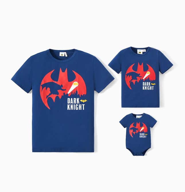 Dark Knight Batman daddy and me set PatPat