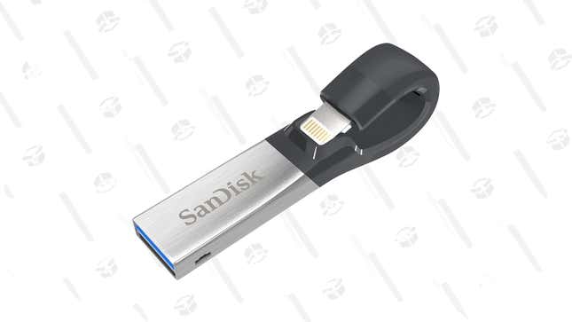 SanDisk iXpand Flash Drive 64GB for iPhone and iPad | $21 | Amazon