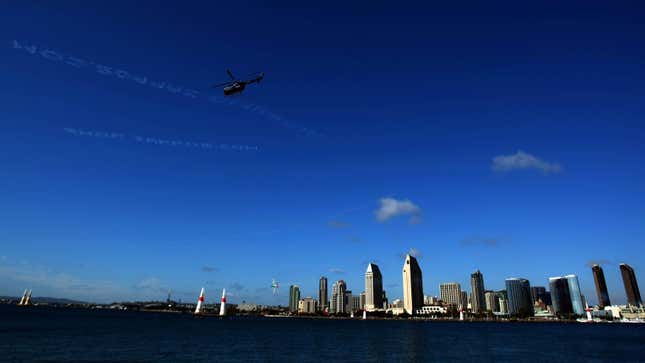 The skyline of San Diego, where the accident took place.