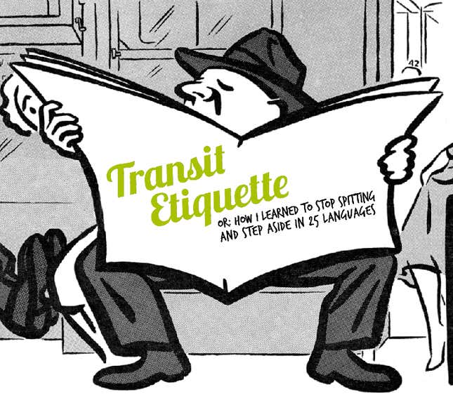 Image for article titled See public transport campaigns against “manspreading” from around the world