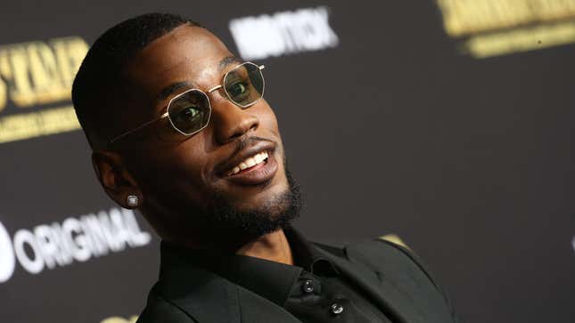 Quincy Isaiah attends the premiere of HBO’s “Winning Time: The Rise Of The Lakers Dynasty” on March 02, 2022 in Los Angeles, California.