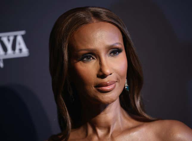  Iman attends the 2023 Wayuu Taya Gala at Urban Zen on October 30, 2023 in New York City.