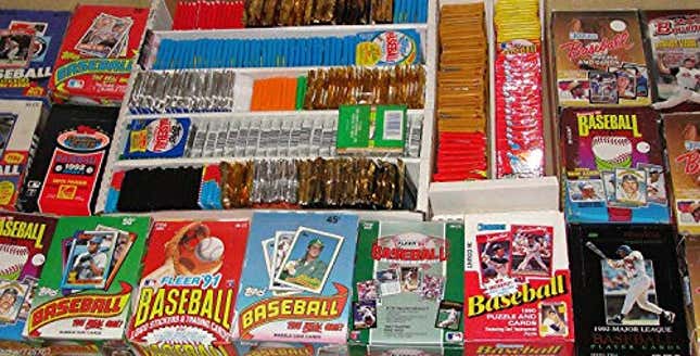 Image for article titled Topps Fleer DONRUSS Upper Deck Score Vintage Baseball Card Packs: 600 Cards (1986-1994), Now 18% Off