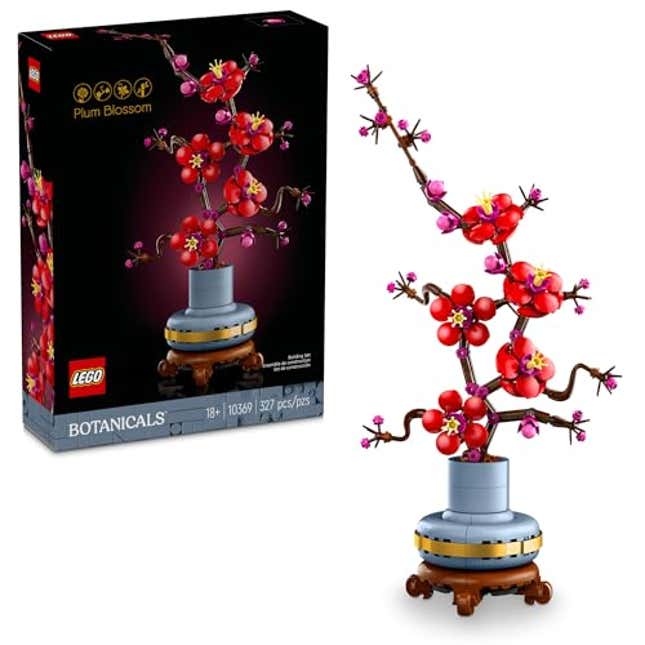 Image for article titled LEGO Icons Plum Blossom Building Set for Adults Ages 18+, Now 20% Off