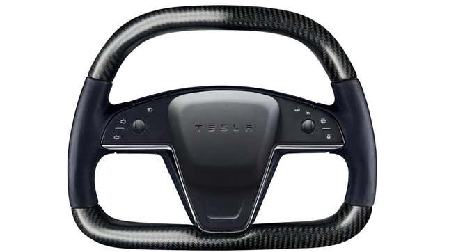 Image for article titled Someone Finally Fixed The Tesla Model S Yoke, But It Will Cost You