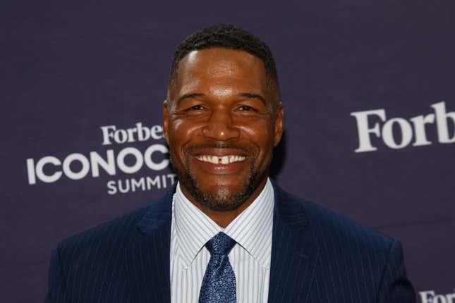Michael Strahan attends the 2023 Forbes Iconoclast Summit at Pier 60 on June 12, 2023 in New York City.