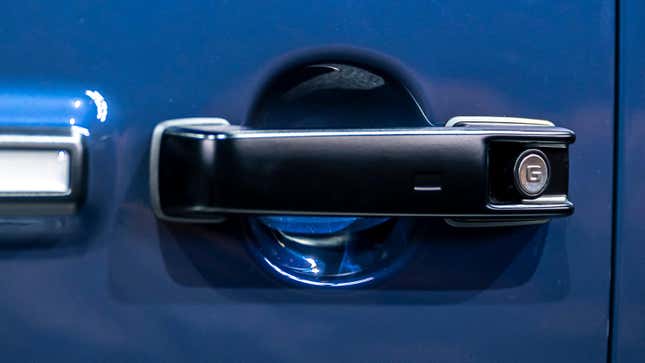 Door handle of a 2025 Mercedes-Benz G-Class