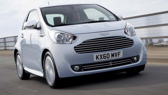 Press image of a Aston Martin Cygnet 