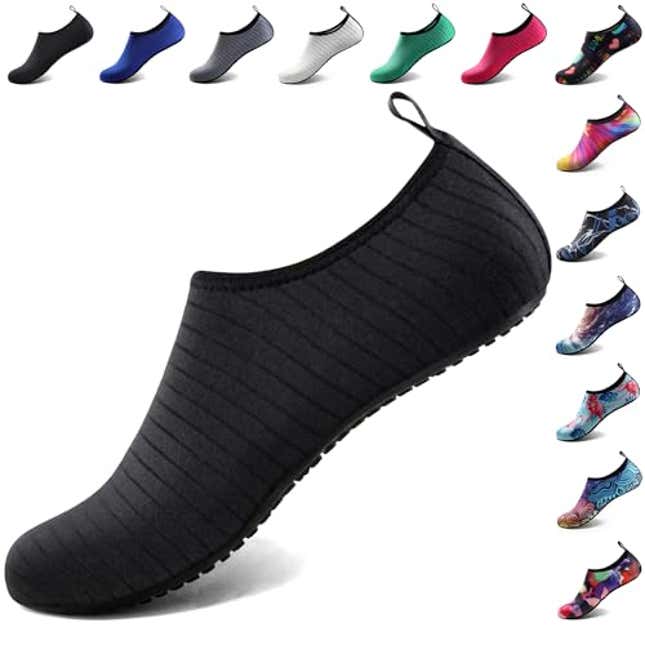 Image for article titled Water Shoes for Women Men Quick-Dry Aqua Socks Swim Beach Barefoot Yoga Exercise Wear Sport Accessories Pool Camping Adult Youth Size 7-8 Women/6-7 Men, Now 17% Off