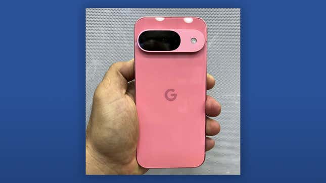 Image for nonfiction  titled Leaked Google Pixel 9 Is So Disgustingly Pink You Can Taste It