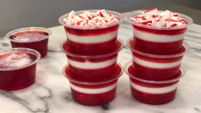 Festive Jell-o shots