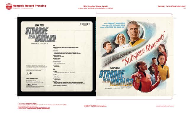 Image for article titled Star Trek: Strange New Worlds&#39; Incredible Musical Episode Is Getting the Vinyl It Deserves