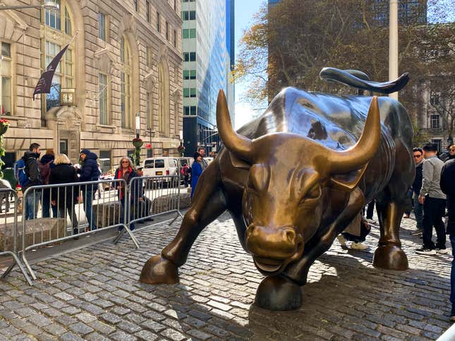 Wall Street bull