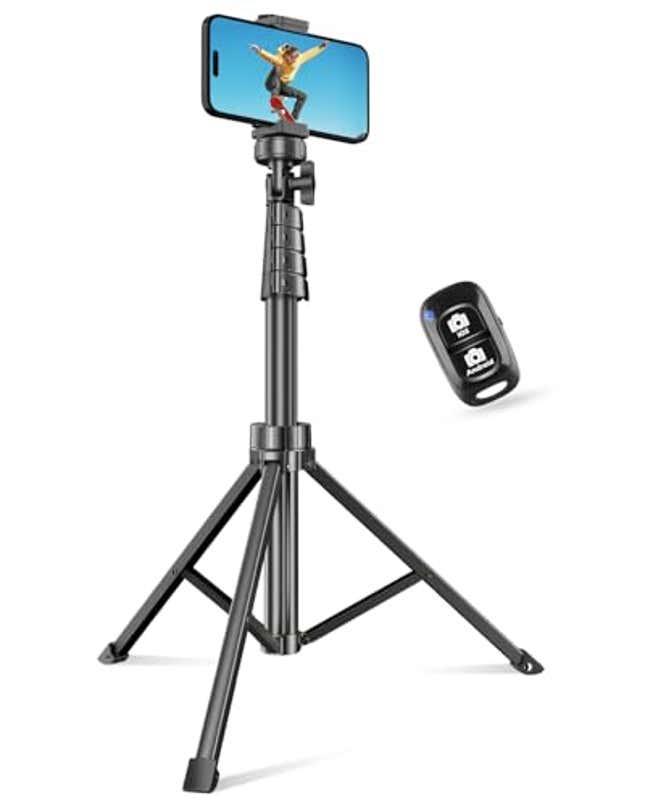 Image for article titled SENSYNE 62&quot; Phone Tripod &amp; Selfie Stick, Now 47% Off