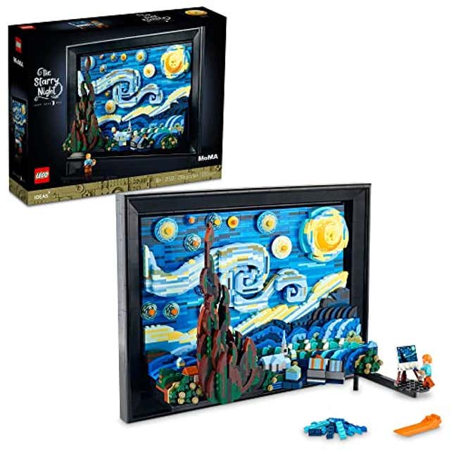 Image for article titled LEGO Ideas Vincent Van Gogh The Starry Night is 20% Off Now