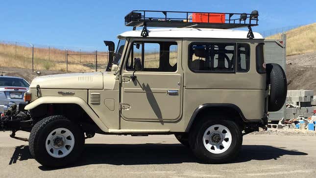 Image for article titled Please, Someone, Pay Adam Savage to Convert His Vintage Land Cruiser into an Electric Vehicle