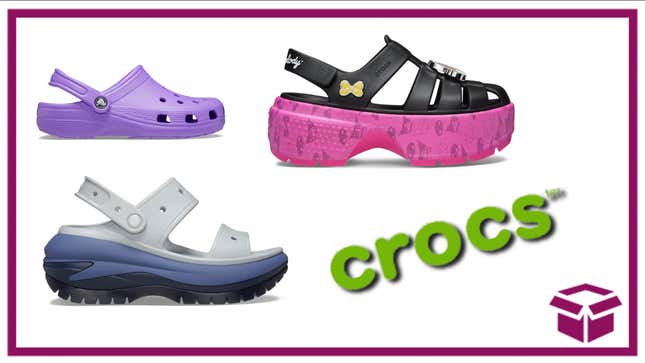 Save up to 60% on Your Favorite Crocs Styles in Time for Labor Day