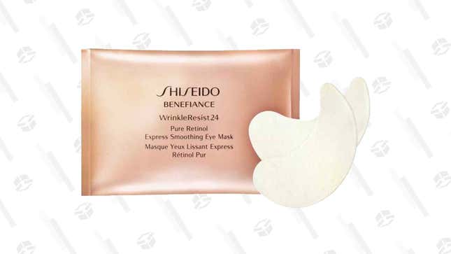 Shiseido Benefiance WrinkleResist24 Pure Retinol Express Smoothing Anti-Aging Eye Mask | $58 | 8% Off | Amazon