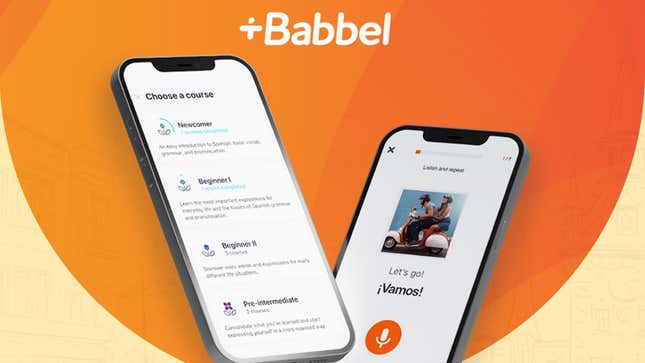 Image for article titled You Can Get a Lifetime Subscription to Babbel for $150 Right Now