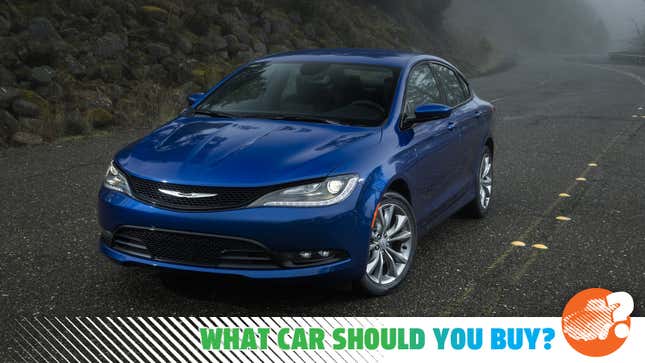 Image for article titled The Chrysler 200 I Bought A Few Months Ago Already Needs To Be Replaced! What Car Should I Buy?