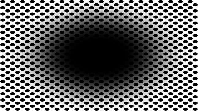 Image for article titled New Optical Illusion Makes 86% of People Feel Like They&#39;re Falling Into a Black Hole